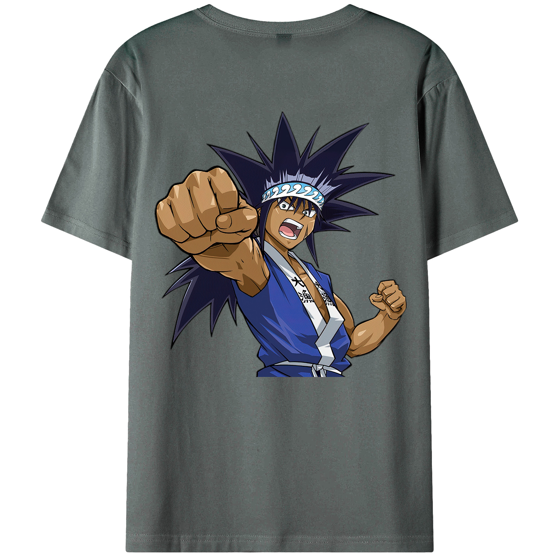 （画像用） 遊☆戯☆王 Yu-Gi-Oh! 綿100％ メンズ半袖Tシャツ（バックプリント） 通気性